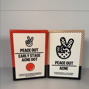 Peace out acne dots and early stage acne dots NEW & SEALED